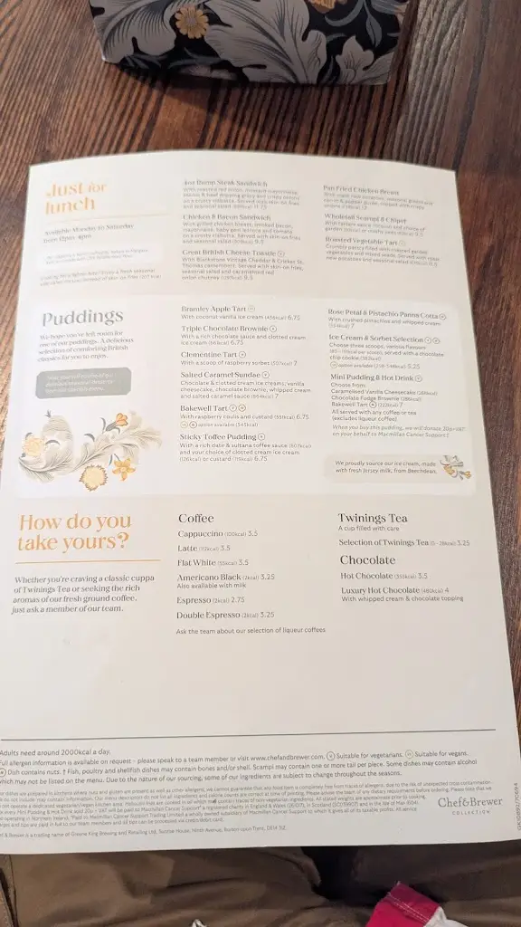 Menu_The Bridge_Waterbeach_image_2