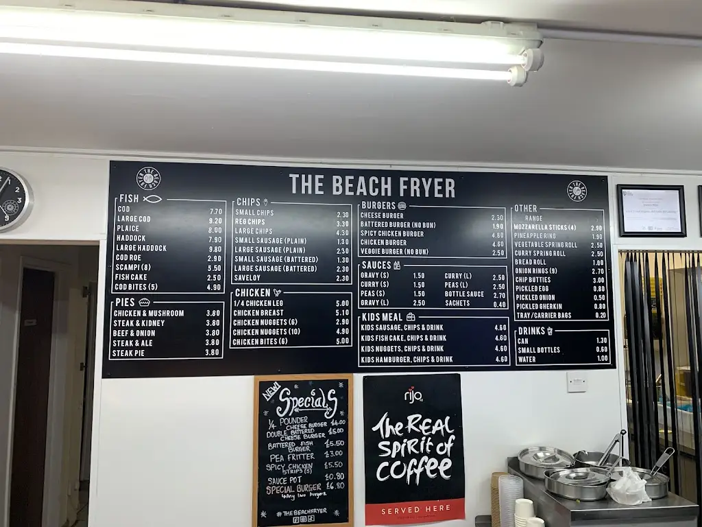Menu_The Beach Fryer_Waterbeach_image_1