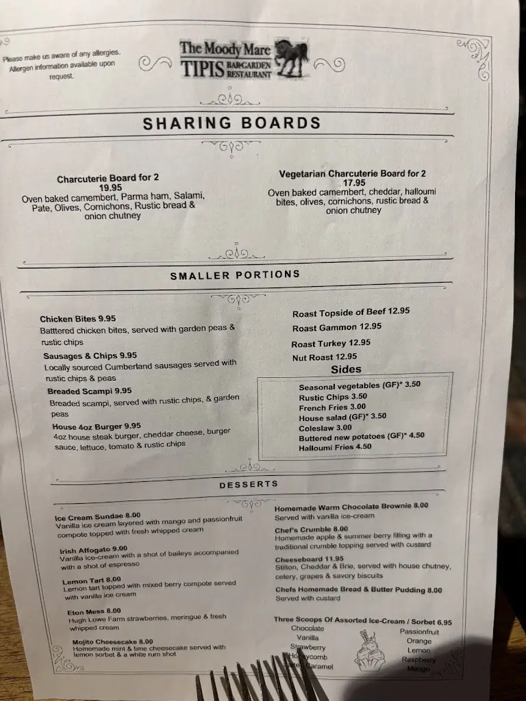 Menu_The Moody Mare_Wateringbury_image_1