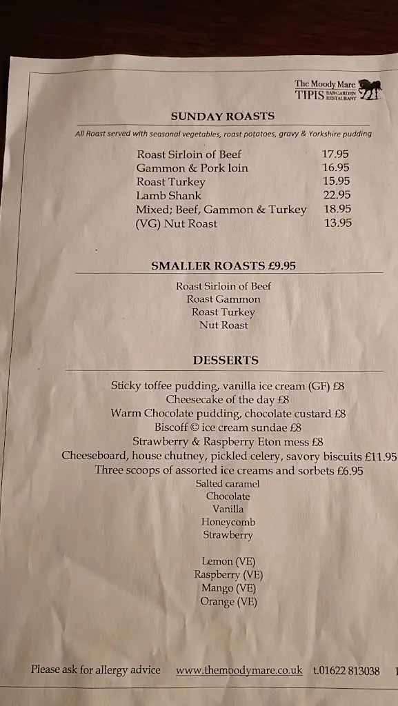 Menu_The Moody Mare_Wateringbury_image_2