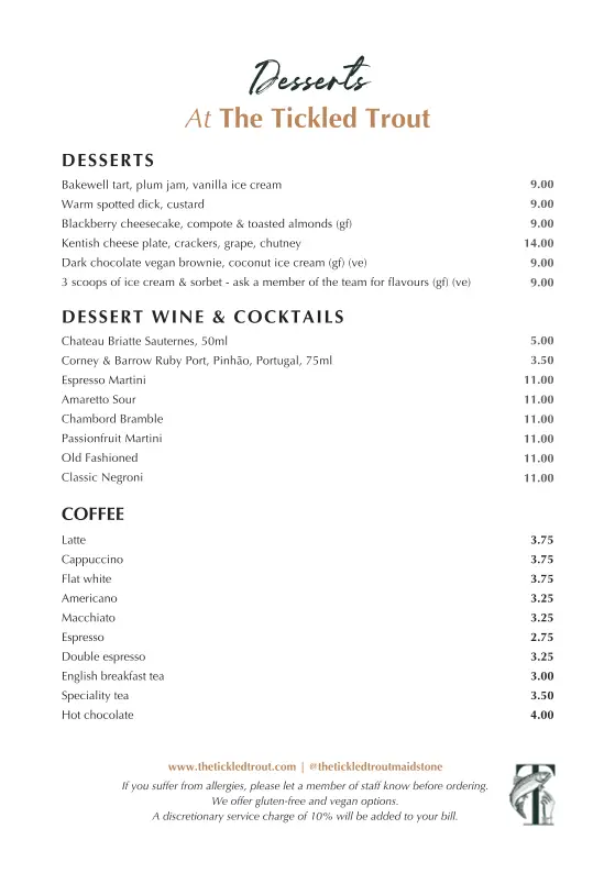 Menu_The Tickled Trout_Wateringbury_immagine_3
