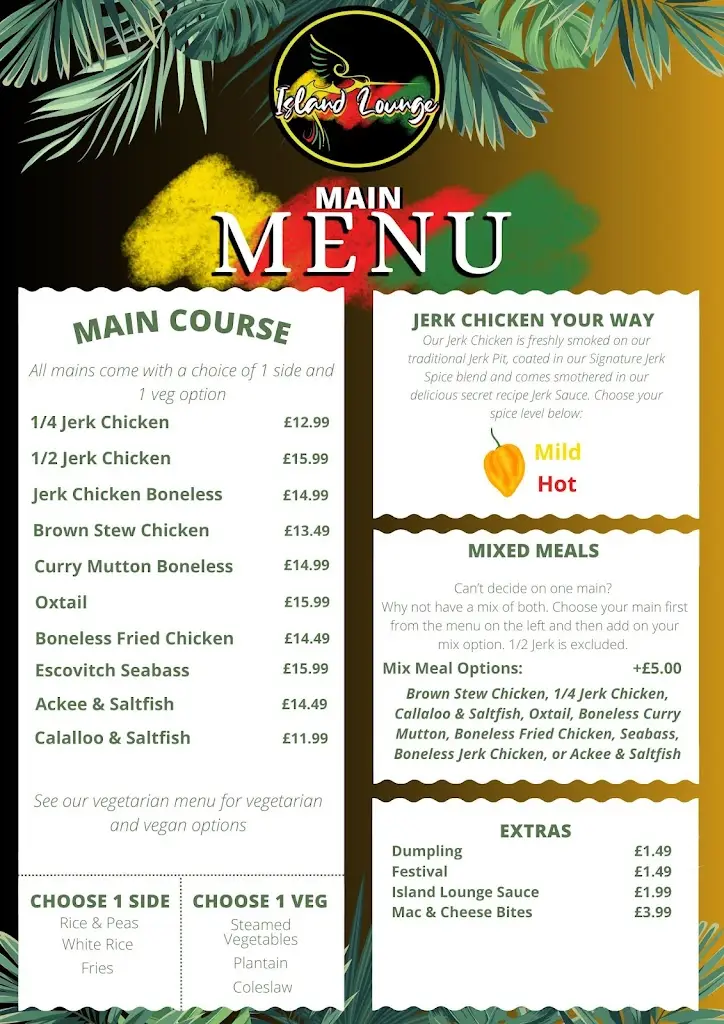 Menu_Island Lounge_Wednesbury_image_3