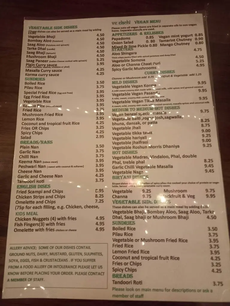 Menu_Elachi Indian restaurant in Liscard Wallasey_Wallasey_image_1