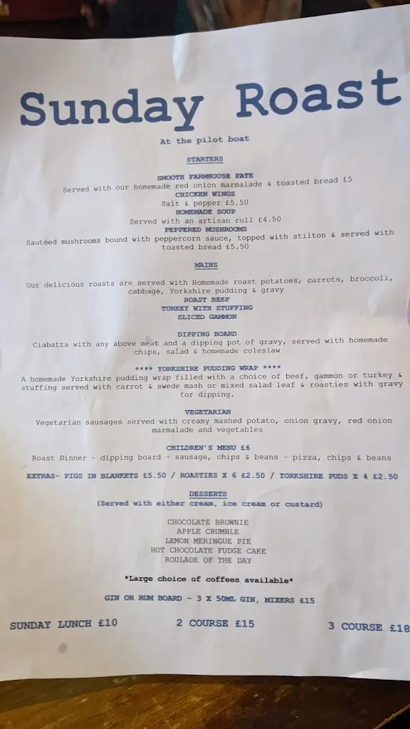 Menu_Pilot Boat_Wallasey_imagen_1