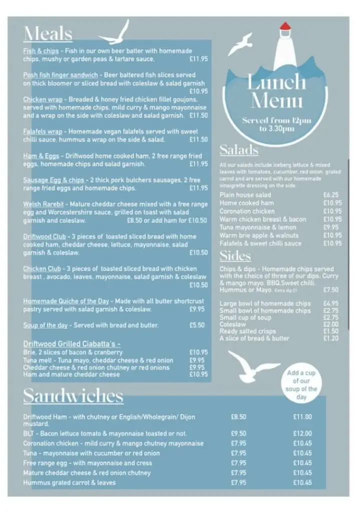 Menu_Driftwood Cafe_Wallasey_image_1