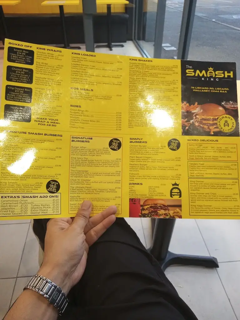 Menu_The Smash King_Wallasey_image_1