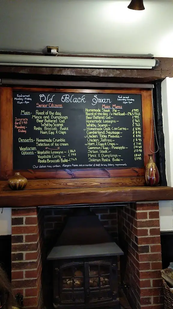 Menu_The Old Black Swan_Bedale_image_3