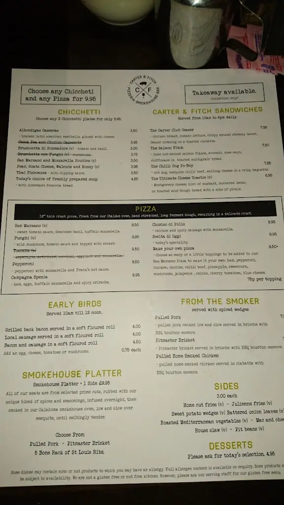 Menü_Carter & Fitch_Washington_Bild_2