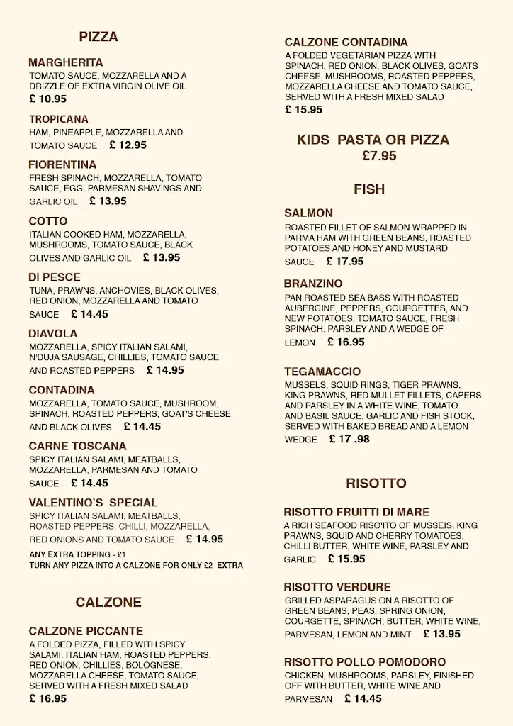 Menu_Valentino's Restaurant - No.30 Coffee Lounge_Weeting_image_1