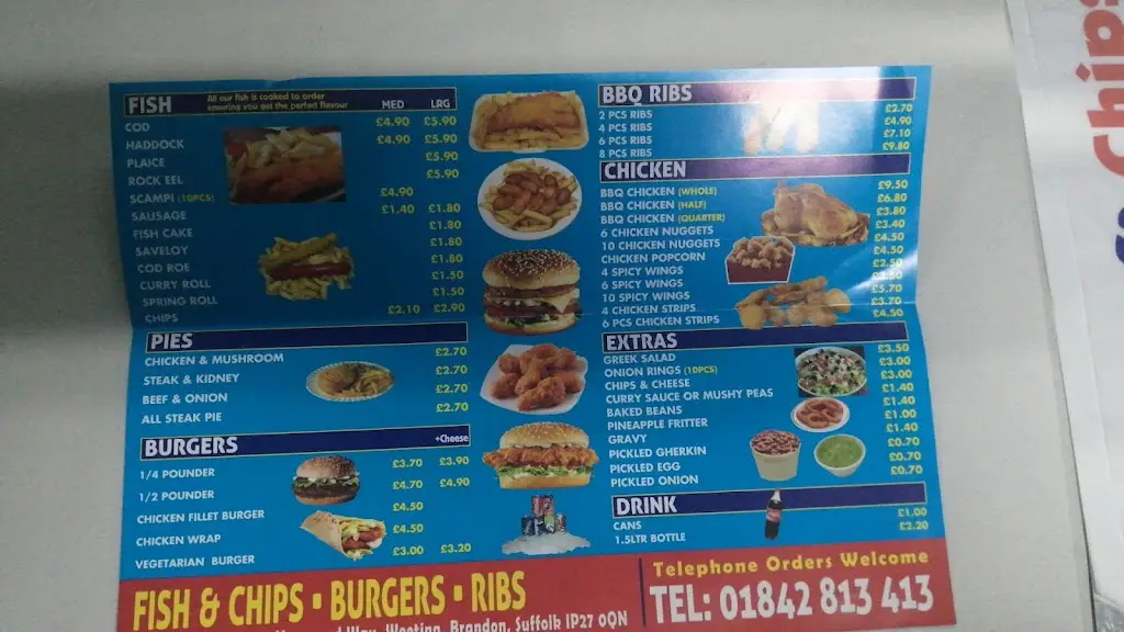 Menu_George's Fish Bar._Weeting_image_2