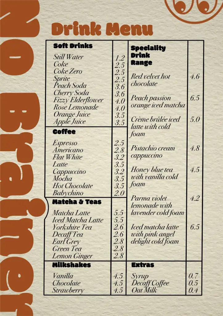 Menu_No Brainer_Bedale_image_2