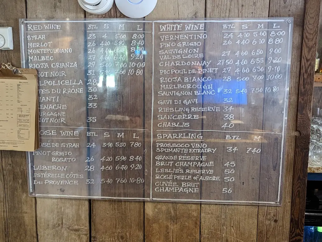 Menu_The Spire and Spoke_Watlington_image_1