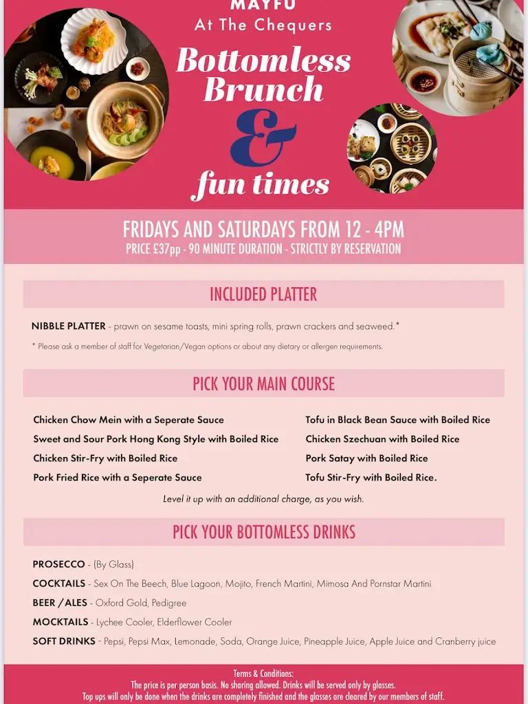 Menu_The Chequers_Watlington_imagen_1