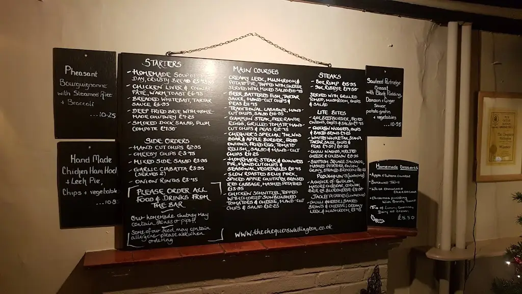 Menu_The Chequers_Watlington_imagen_2