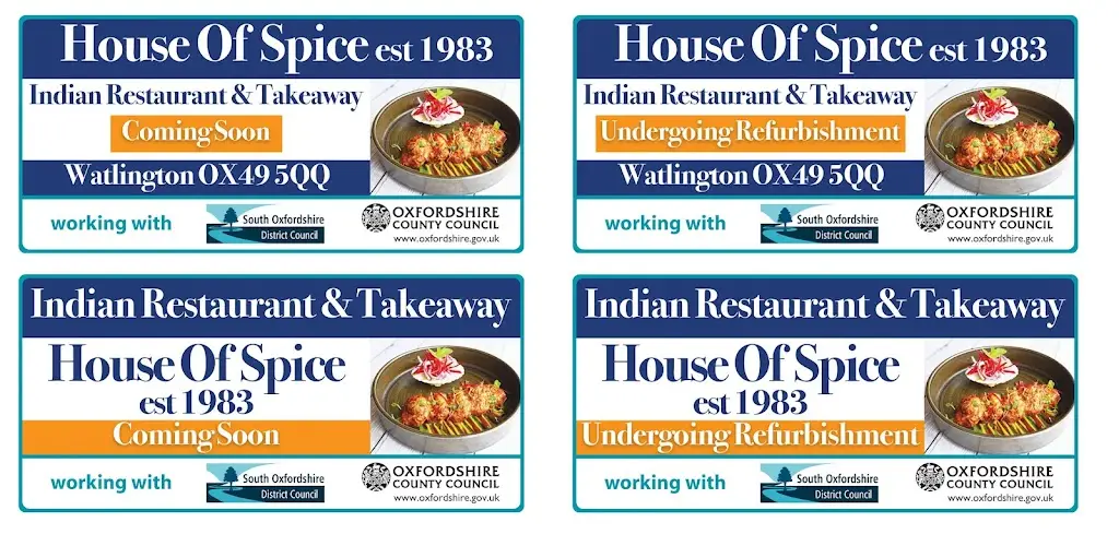 Menu_House Of Spice est 1983 Under New Management_Watlington_image_3