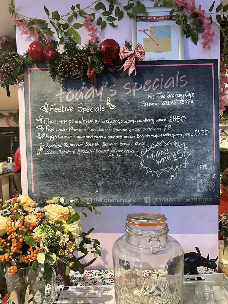 Menu_The Granary Cafe_Watlington_image_1