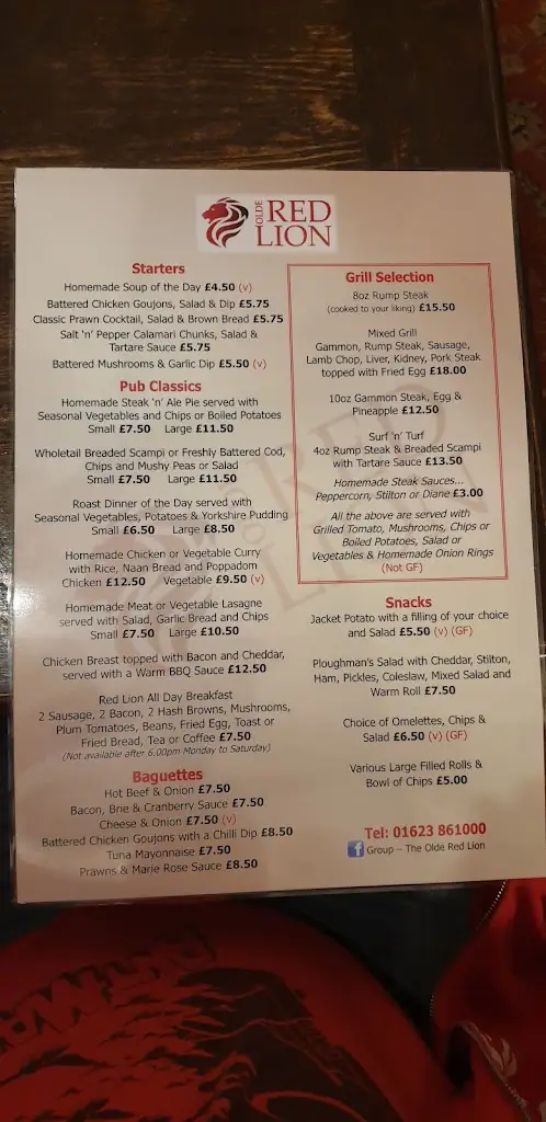 Menu_Olde Red Lion_Wellow_image_2