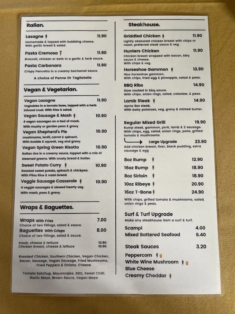 Menu_Axe & Cleaver Inn_Alford_image_2