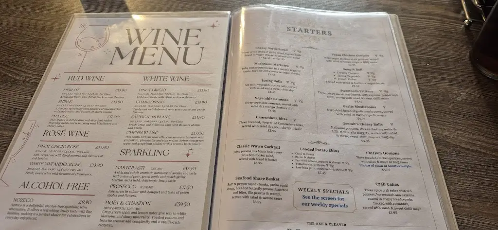 Menu_Axe & Cleaver Inn_Alford_image_3