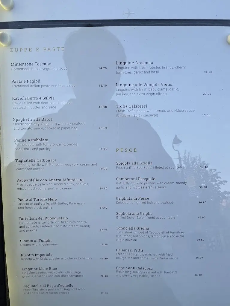 Menu_La Barca Ristorante_Waterloo_image_1