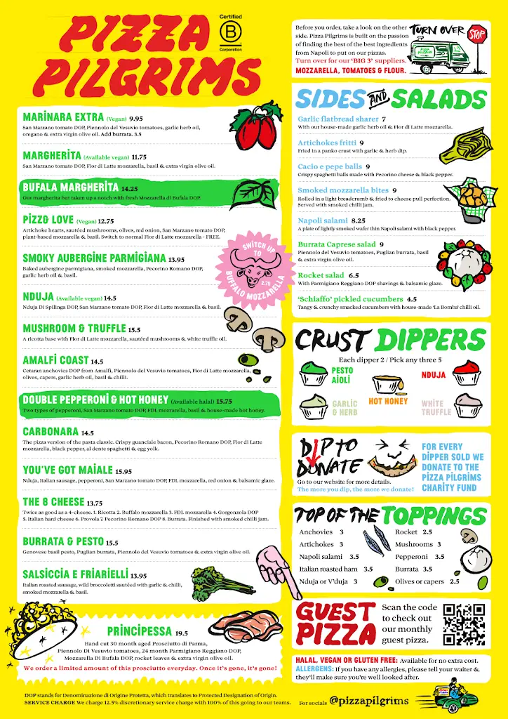 Menu_Pizza Pilgrims Waterloo_Waterloo_image_1