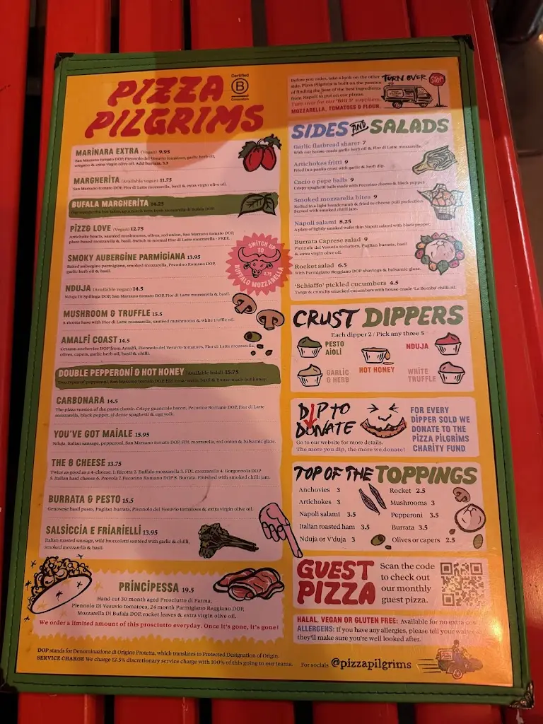 Menu_Pizza Pilgrims Waterloo_Waterloo_image_4