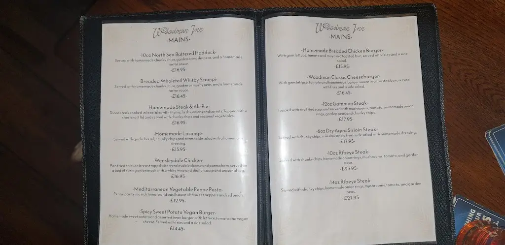 Menu_The Woodman Inn_Bedale_image_4