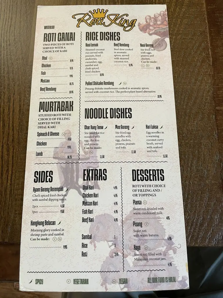 Menu_Roti King Waterloo_Waterloo_image_4