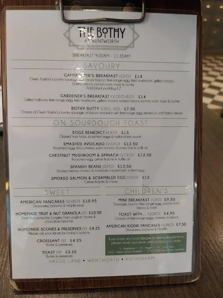 Menu_The Bothy_Wentworth_imagen_1