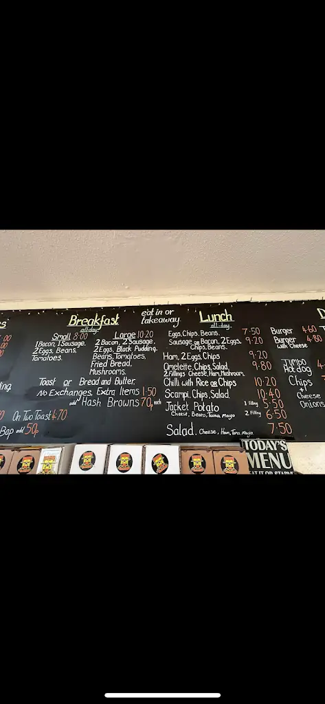 Menu_Touchdown cafe_Wellesbourne Mountford_image_1