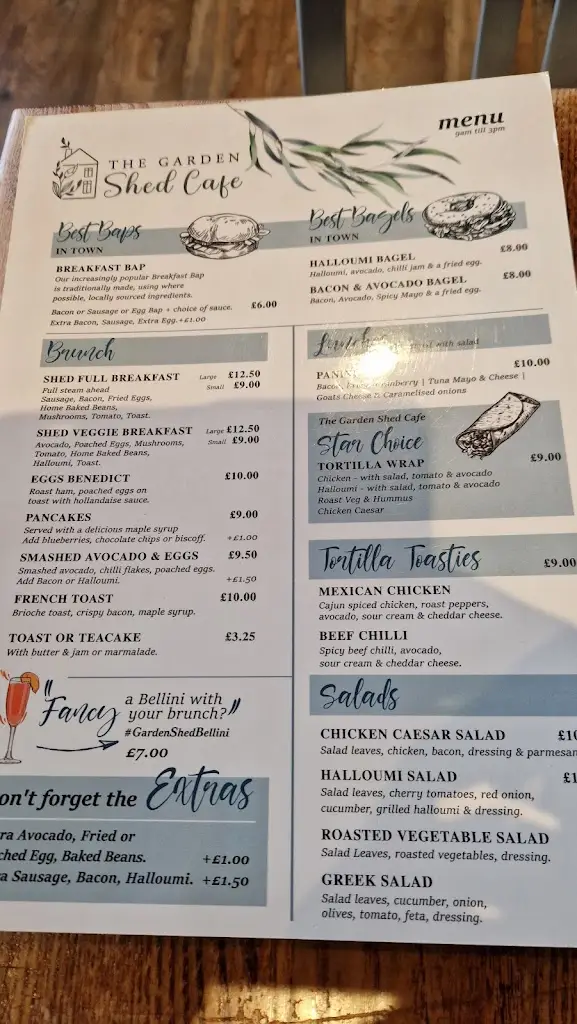 Menu_The Garden Shed Cafe_Wellesbourne Mountford_image_1