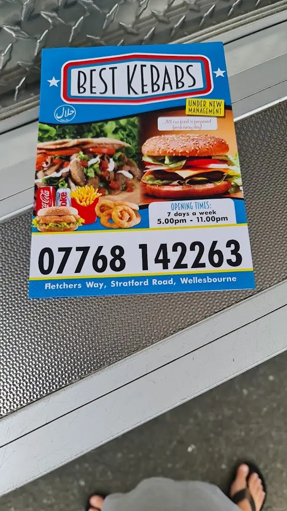 'Best Kebab' Van restaurant in Wellesbourne Mountford