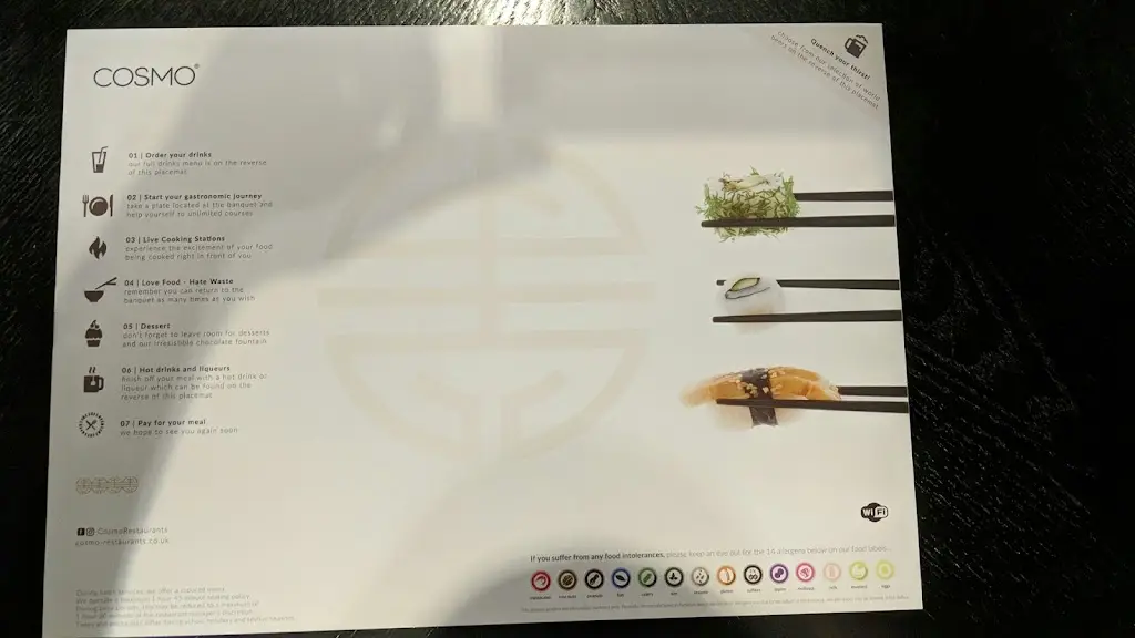 Menu_COSMO All You Can Eat World Buffet Restaurant | Wolverhampton_Wednesfield_image_4