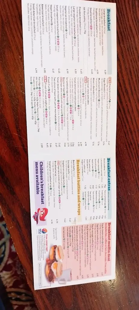 Menu_The Royal Tiger - JD Wetherspoon_Wednesfield_immagine_2