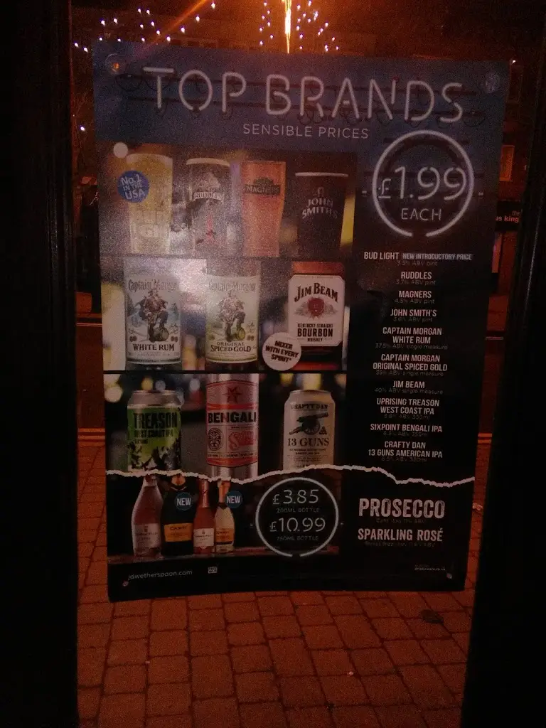 Menu_The Royal Tiger - JD Wetherspoon_Wednesfield_immagine_3