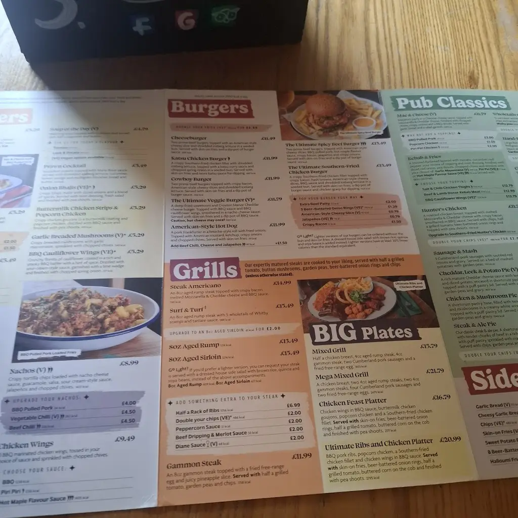 Menu_Spread Eagle Wednesfield_Wednesfield_image_2