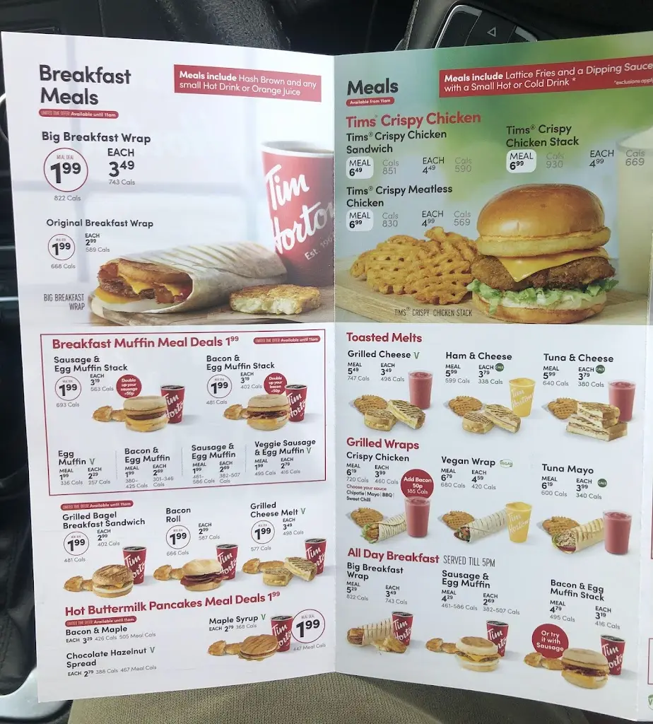 Menu_Tim Hortons_Wednesfield_immagine_3