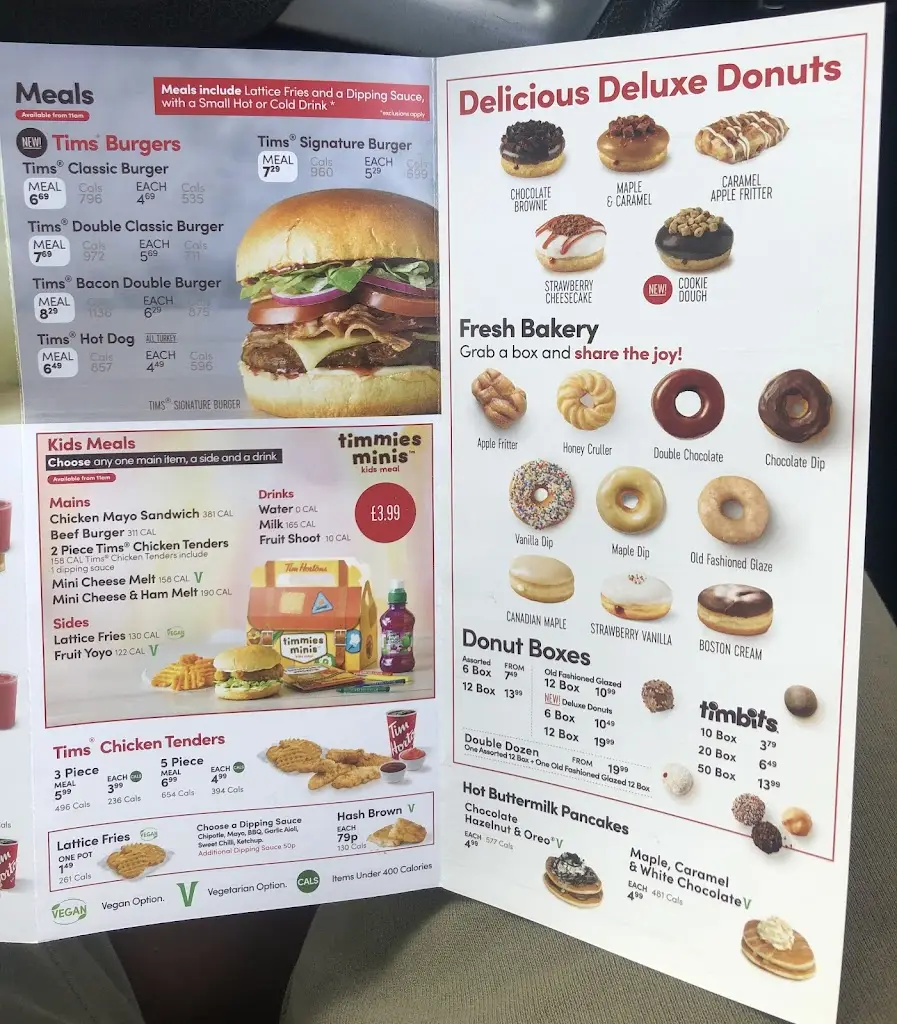 Menu_Tim Hortons_Wednesfield_immagine_4