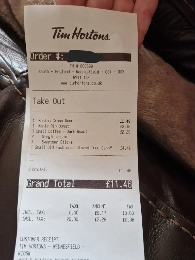 Nightmare Man_Tim Hortons_Wednesfield_recensione