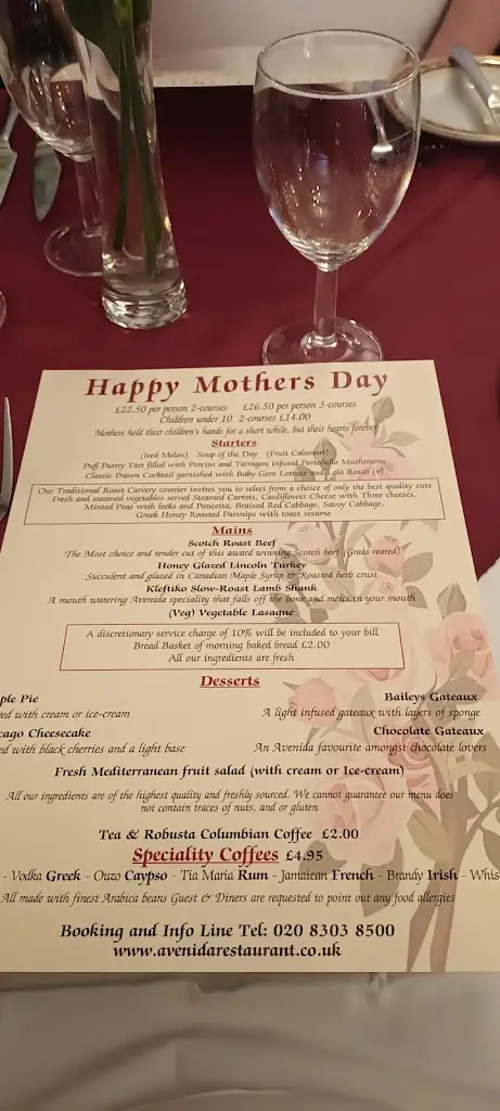 Menu_Avenida Restaurant_Welling_image_1