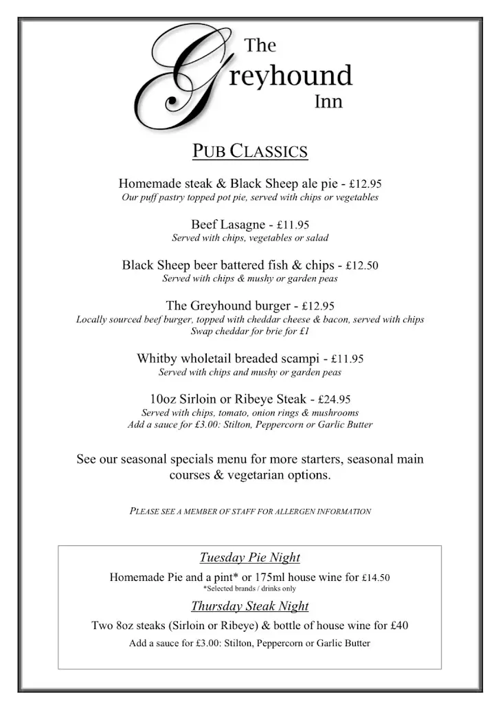 Menu_The Greyhound Inn_Bedale_image_2