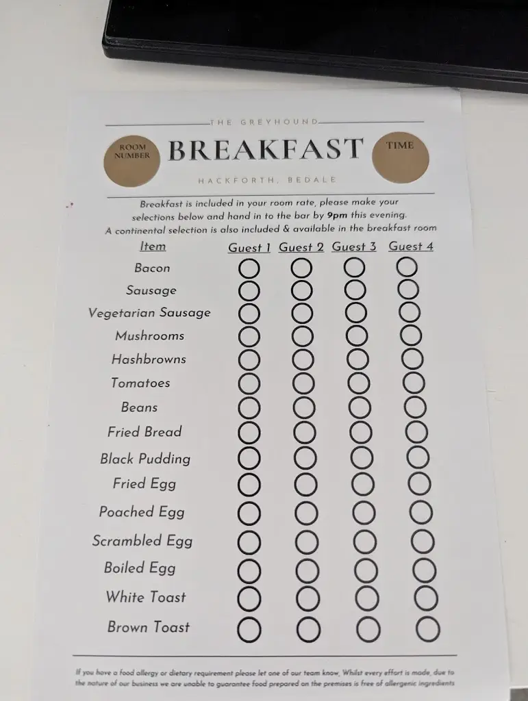 Menu_The Greyhound Inn_Bedale_image_4