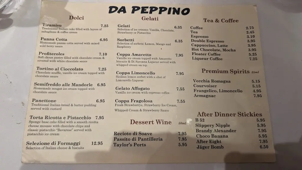 Menu_Da Peppino_Welling_image_1