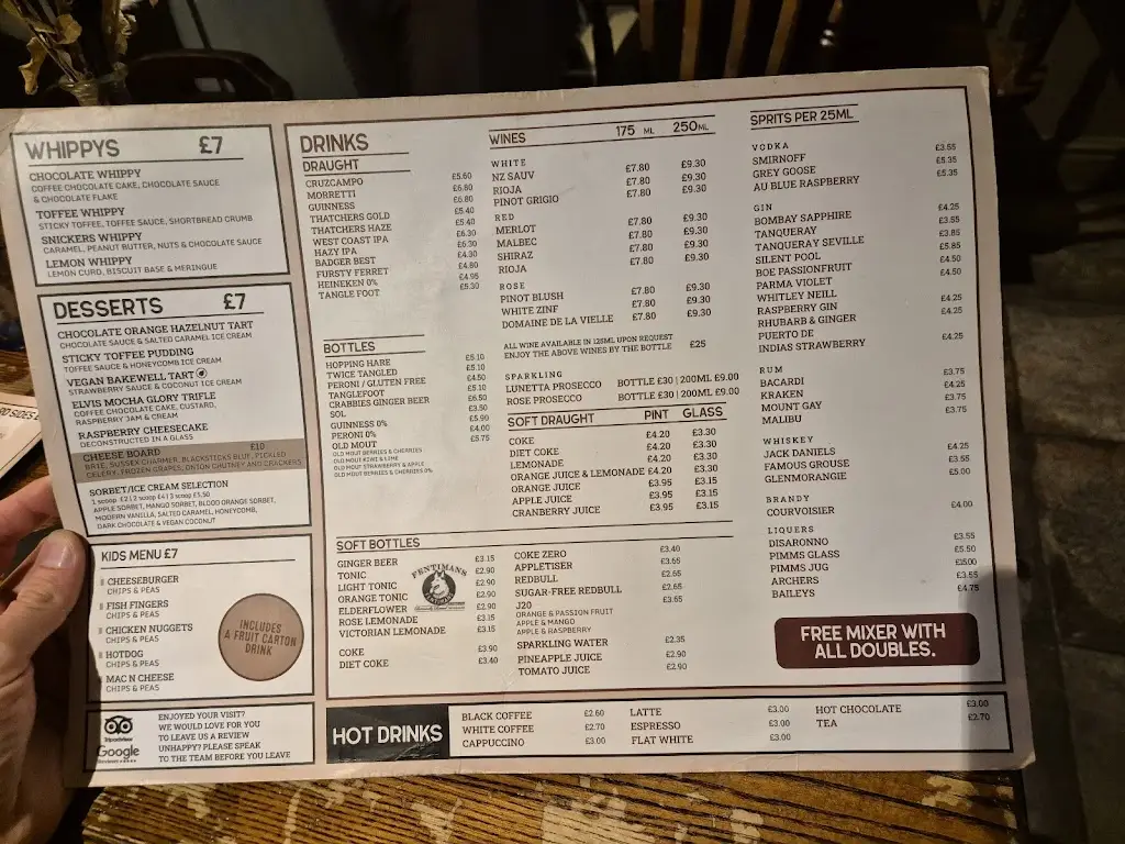 Menu_Onslow Arms_West Clandon_imagen_1