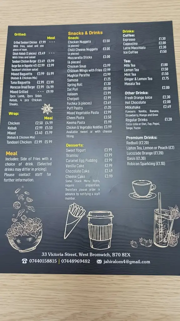 Menu_A Place to Taste_West Bromwich_image_1