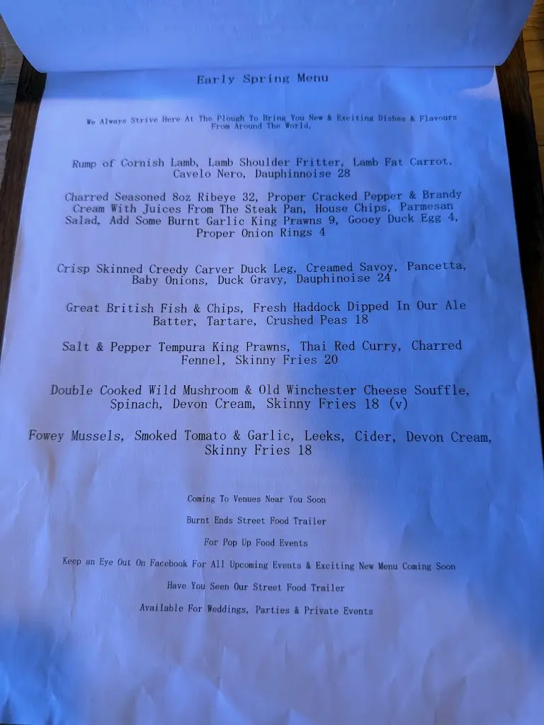 Menu_The Eastbury Plough_West Berkshire_image_2