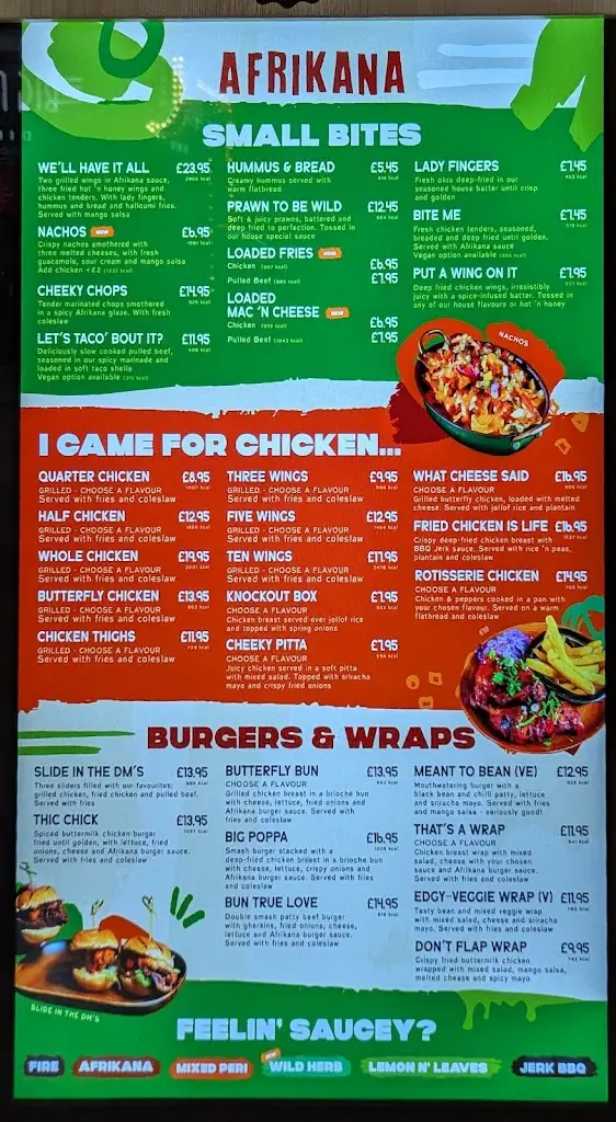 Menu_Afrikana Wembley_Wembley_image_1