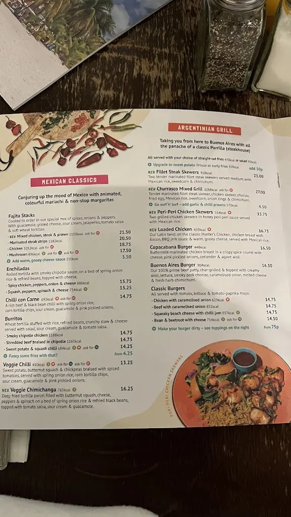 Menu_Las Iguanas - London - Wembley_Wembley_image_2