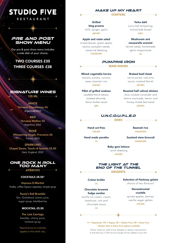 Menu_Studio Five Restaurant_Wembley_image_2