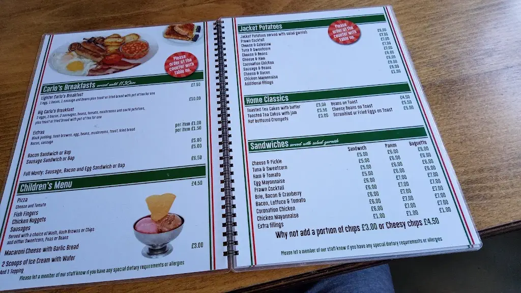 Menu_Carlo's Ices & Tea Rooms_West Wellow_image_3